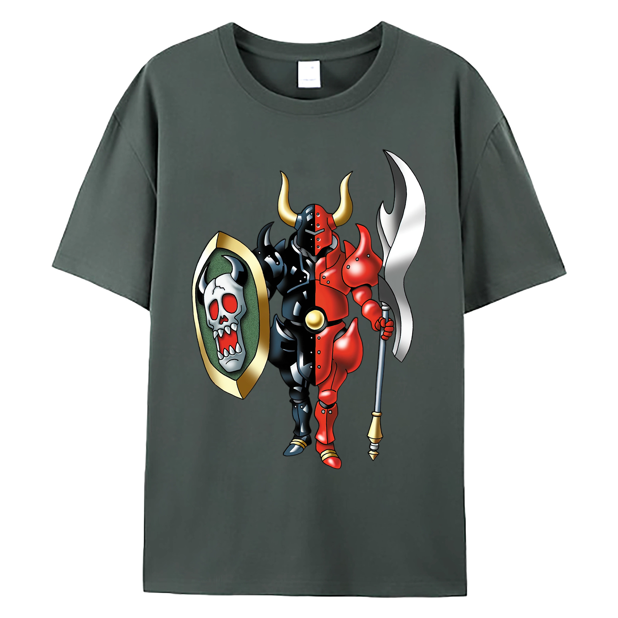 （画像用） ドラゴンクエスト Doragon Kuesuto Dragon Quest 綿100％ メンズ半袖Tシャツ｜肌触りやわらか＆通気性
